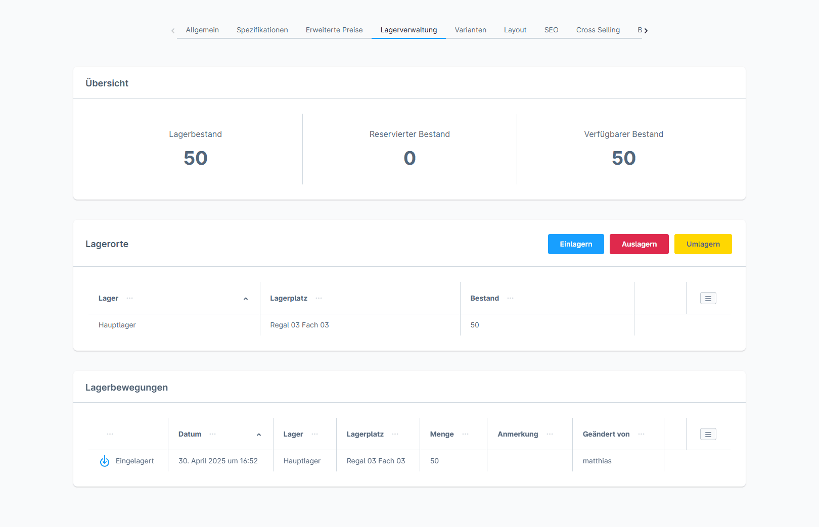 Platzhalter für einen Backend-Screenshot des Lagersystems mit EAN-Scan
